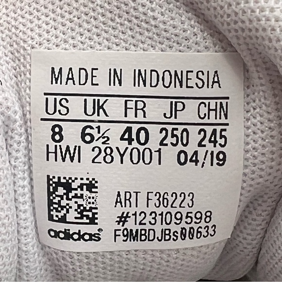 adidas Cloud White Metallic Gold Stan Smith Shoes Size 8 Women's - Picture 2 of 8